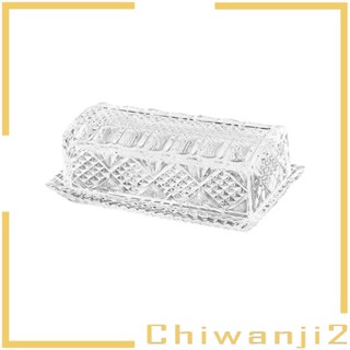 [Chiwanji2] ถาดแก้วใส อเนกประสงค์ สําหรับใส่เนย ชีส เค้ก