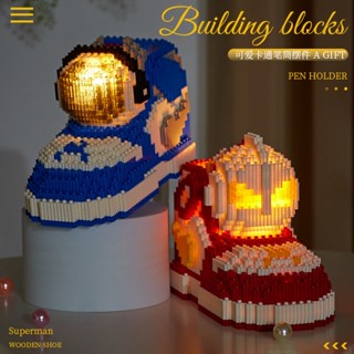 [Micro-Particle Building Blocks] บล็อกตัวต่อเลโก้ อุลตร้าแมน นักบินอวกาศ ขนาดเล็ก ของเล่น สําหรับเด็กผู้ชาย ผู้หญิง [As