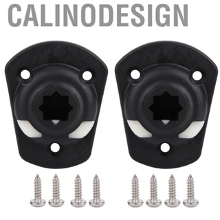 Calinodesign 2pcs Kayak Mount Base Replacement Accessory With Mounting Screws Rod Holder