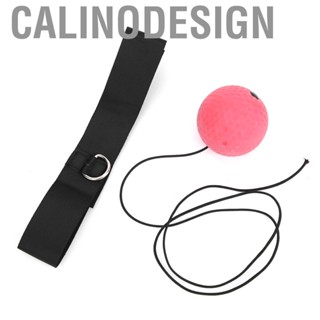 Calinodesign PU Headband  Fighting Reaction Training Ball for Fitness