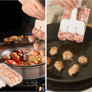 3 In 1 Meatball Maker ที่มีประโยชน์ Meatball Maker เครื่องลูกชิ้นปลาชุดเครื่องมือทำอาหาร MOLISA