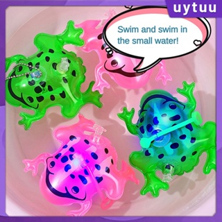 Uytuu Bounce Mini Inflatable Frog บอลลูนของเล่นจี้ / ตุ๊กตาเด็กจี้ตกแต่ง / เด็กพลาสติกกบบอลลูนของเล่น / Decompression Rebound Inflatable Frog