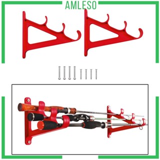 [Amleso] ชั้นวางคันเบ็ดตกปลา ทนทาน 2 ชิ้น