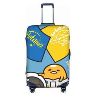 Gudetama ปลอกคลุมกระเป๋าเดินทาง ผ้าสแปนเด็กซ์ แบบหนา ยืดหยุ่นสูง 18-32 นิ้ว สําหรับเดินทาง