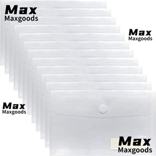 Maxg ห่วงพลาสติก ปิดใบแจ้งหนี้ สําหรับจัดระเบียบ 12 ชิ้น