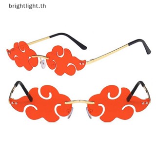 [Brightlight] แว่นตาคอสเพลย์ อะนิเมะ Red Cloud Rimless Gothic สไตล์พังก์ 1 ชิ้น