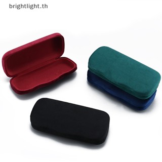 [Brightlight] กล่องใส่แว่นตากันแดด ผ้ากํามะหยี่ กันแรงดัน สีพื้น แฟชั่นสําหรับผู้ชาย และผู้หญิง [TH]