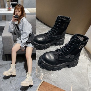 SINCE THEN  แฟชั่นรองเท้า บูท รองเท้าบูทยาว ไซส์ใหญ่ รองเท้า boots  ทันสมัย สวย Stylish ins B92F09K 37Z230910