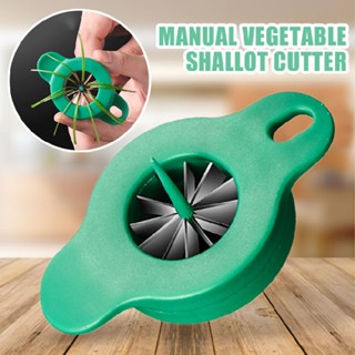 New Creative Manual Vegetable Shallot Cutter Scallion Cutter for Kitchen Home