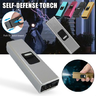 New LED Keychain Flashlight Rechargeable Self Defense Security Torch Portable