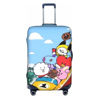 Bt 21 ผ้าคลุมกระเป๋าเดินทาง แบบหนา 18-32 นิ้ว ยืดหยุ่นสูง ผ้าสแปนเด็กซ์ (ไม่รวมกระเป๋าเดินทาง)