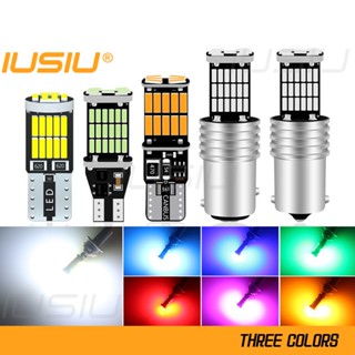 Iusiu T10 ไฟเลี้ยว LED T15 S25 1156 1157 T20 7440 7443 BA15S BAY15D P21W W21W P21 W21 5W 4014 DRL 12V สําหรับรถจักรยานยนต์