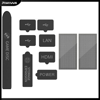 Jl- ชุดปลั๊กซิลิโคน กันฝุ่น สําหรับ Xbox Series S X Gaming Console Host Port 10 ชิ้น