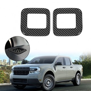 ⚡NEW 9⚡Premium Quality Carbon Fiber Air Outlet Frame Cover Trim for FORD Maverick 2022+