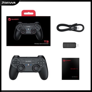 Jl- Gamesir T3 Gamepad จอยเกมไร้สาย 2.4ghz พร้อมแบตเตอรี่ลิเธียม 400 Mah แบบชาร์จไฟได้