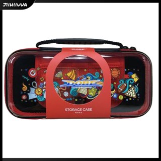 Jl- กระเป๋าเก็บของ แบบพกพา สําหรับ NS Translucent Travel Case Cover Skin for Switch Host with Interlayer