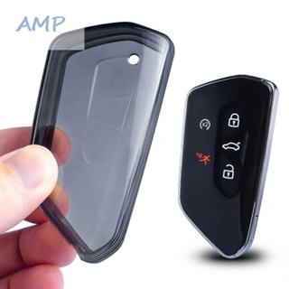 ⚡NEW 9⚡Transparent Black Key Cover Case Holder for Golf MK8 ID 4 2022 2023 TPU Material