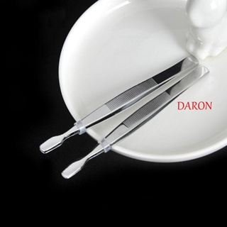 Daron แหนบปากแบน ขนตาปลอม ตรง / ข้อศอก ช่วยขนตาปลอม คีมคิ้ว ต่อขนตางาม ต่อขนตา สเตนเลส ขนตาปลอม เครื่องมือแต่งหน้า