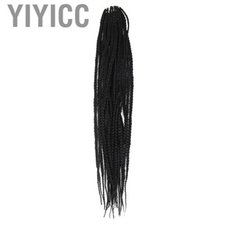 Yiyicc Twist Braid Hair Black High Temperature Synthetic Extension Crochet Bra Cso