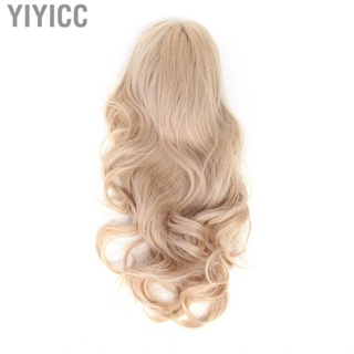 Yiyicc LC270-1 Women Gold  Curly Wig High Temperature Fiber Cosplay Party Stylish