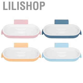 Lilishop Plastic Wall‑Mounted Trash Rack  Hands‑free No Punching Garbage Bag with Cover for Home Kitchen Cupboard