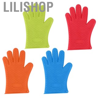 Lilishop Household Microwave Oven Insulation Non&amp; 8209;Slip Silicone Baking Finger  Kitchen Utensils