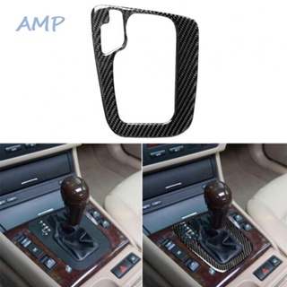 ⚡NEW 9⚡Carbon Fiber Gear Shift Panel Frame Cover Trim for BMW 3 Series E46 1998-2005