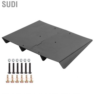 Sudi Car Rear Spoilers  22x21in Bumper Diffuser Splitters 4 Fins Spoiler Protector Universal Parts Accessory