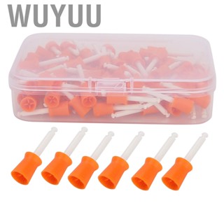 Wuyuu 100pcs Dental Prophy Polishing Brush Cleaning Polisher Brusher Cup GDT