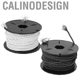 Calinodesign Tent Guyline Rope  Outdoor Camping Lanyard Reflective 3mm Latex Elastic Canopy