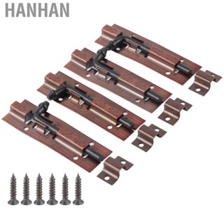 Hanhan Retro Brass Door Sliding Lock Gate Window Hardwares Fittings Kit