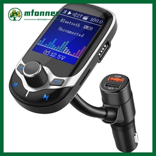 เครื่องเล่นเพลง Mp3 บลูทูธ 5.0 ตัวรับส่งสัญญาณ Fm Dual Usb Qc3.0 ดิสก์ U การ์ดรีดเดอร์ สําหรับรถยนต์