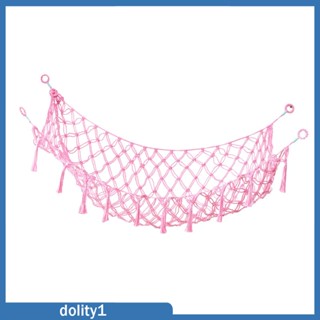 [Dolity1] เปลผ้ากํามะหยี่ขนนิ่ม ขนาดใหญ่ ประดับพู่ สําหรับตกแต่งบ้าน ห้องนอนเด็ก