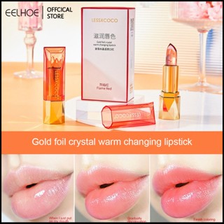 Lesxcoco Magic ลิปสติกเปลี่ยนสีลิปสติกติดทนนานกันน้ำ Red Lip Stick Lip Liner Refill Kawaii แต่งหน้าสาวน่ารักเครื่องสำอาง-eelhoe