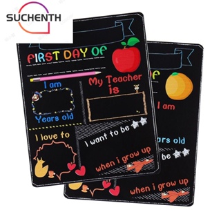 Suchenth กระดานดํา สองด้าน สําหรับโรงเรียนอนุบาล 10 นิ้ว x12 นิ้ว 1st Day of School