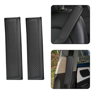 ⚡NEW 9⚡2Pcs Car Belt Cover Strap Pad Shoulder Comfort Cushion Auto Accessories Black