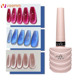 Born Pretty Pink Cat Magnetic Gel 6 สีเคลือบเลเซอร์ Bling Varnish veemm