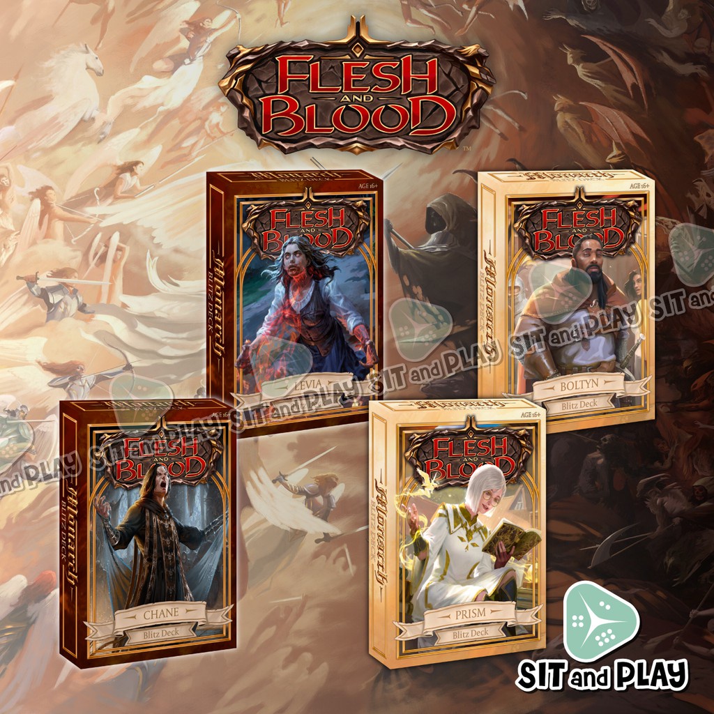 Flesh and Blood TCG : Monarch Blitz Deck เด็คพร้อมเล่น(Starter Deck)