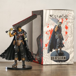 โมเดลฟิกเกอร์ PVC รูป Berserk Guts The Black Swordsman ขนาด 19 ซม. ของเล่นสําหรับเด็ก