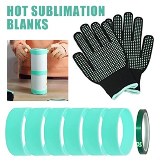 New 1 set Hot Sublimation Blanks With Heat Resistant Gloves Tape For Cricut Mug