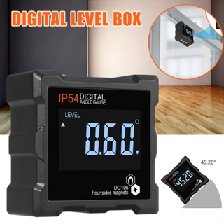 1pc New 4*90° Digital Inclinometer Level Box Protractor Angle Finder Bevel Gauge