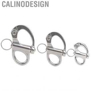 Calinodesign Primary Color Stainless Steel Snap Hook  Fixed Hiking for Camping Outdoor Climbing