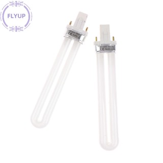 Flyup หลอดไฟ UV 9W 12W รูปตัว U สําหรับเครื่องเป่าเล็บเจล LED TH