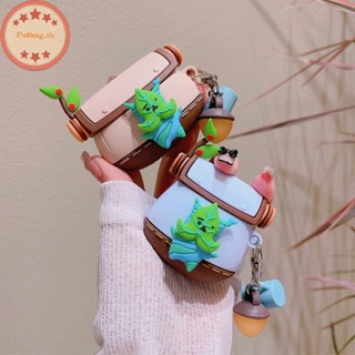 Pufang เคสหูฟังบลูทูธไร้สาย ลาย Zeldas Yahaha Koroks Noctilucent สําหรับ Airpods 1 And2 3 Pro