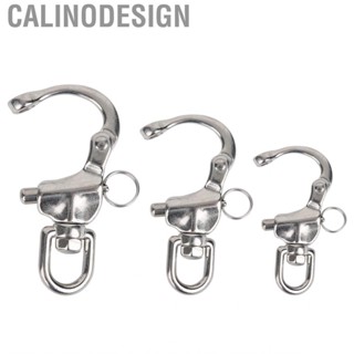 Calinodesign Climbing Snap Hook  316 Stainless Steel Mountaineering Rock Shackle Heavy Duty Hooks Rotation Quick Connect