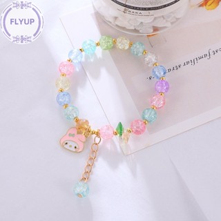 SANRIO Flyup สร้อยข้อมือคริสตัล สไตล์เกาหลี สําหรับเด็กผู้หญิง นักเรียน