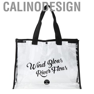 Calinodesign New Outdoor Portable Beach Bag PVC Summer Swimming Clothing Shoulder