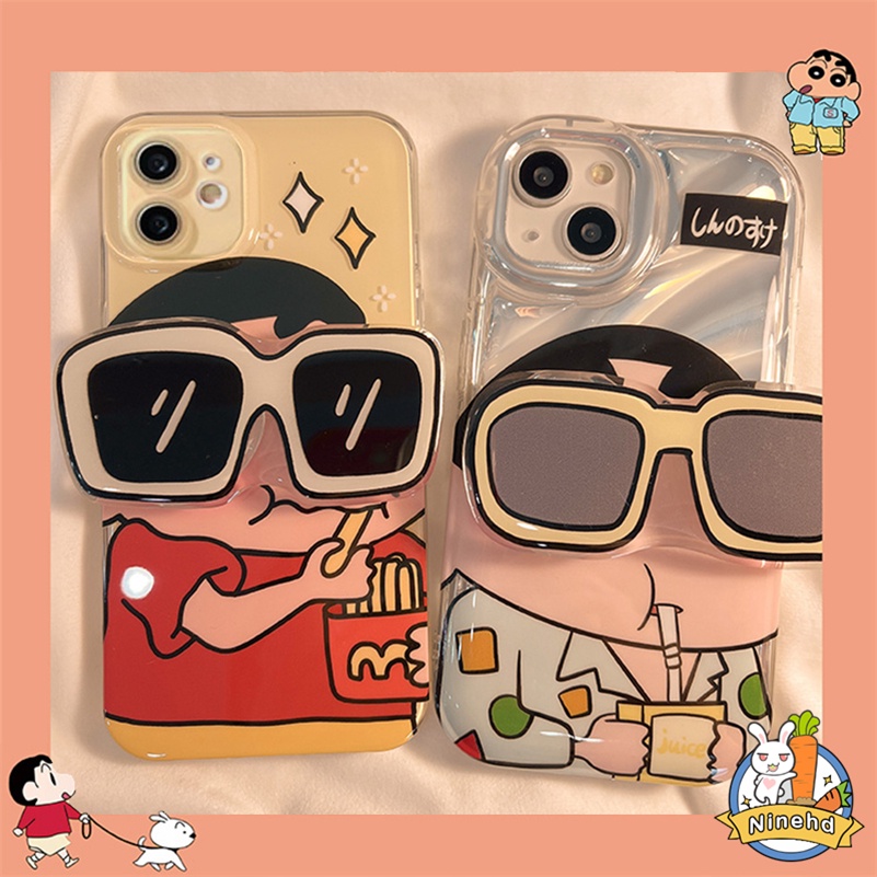 เคสโทรศัพท์มือถือ กันกระแทก ลายการ์ตูนชินจัง พร้อมที่ตั้งวาง สําหรับ OPPO A17 A17K A57 A77s A16K A16 A15 A15s A3s A5s A78 A58 A54 A74 A94 A95 A76 A92 A52 A5 A9 F9 F11 Pro Reno 8T 6 7Z 6Z