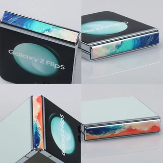 Z Flip 7 การ์ตูน 3M สติกเกอร์บานพับสําหรับ Samsung Z Flip 6/5 5G Center Shaft สติกเกอร์