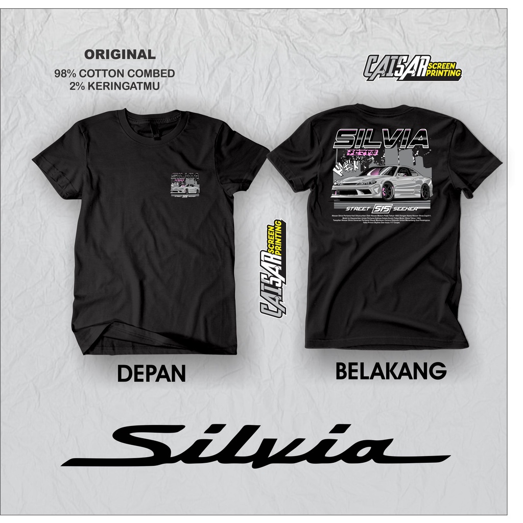 [B30] Nissan Silvia JDM Legend Car T-shirt JDM T-shirt Car T-shirt Racing Car T-shirt